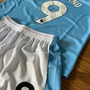 Erling Haaland Kids Soccer Jersey Toddler 3-4T Size 18 Man City Soccer Boys Girl